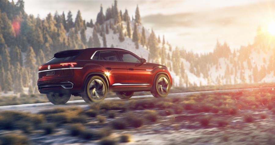  Volkswagen Atlas Cross Sport Concept 2018 года  (фото 8 из 30)